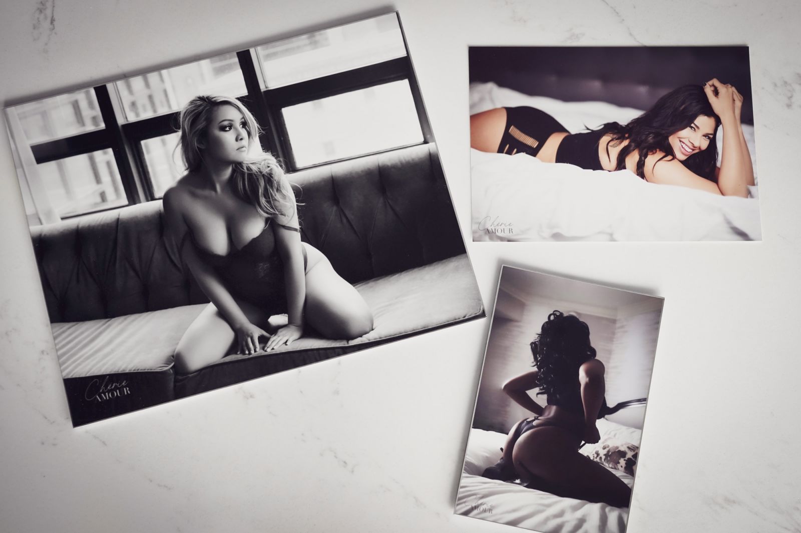 Boudoir printed photos cherie amour